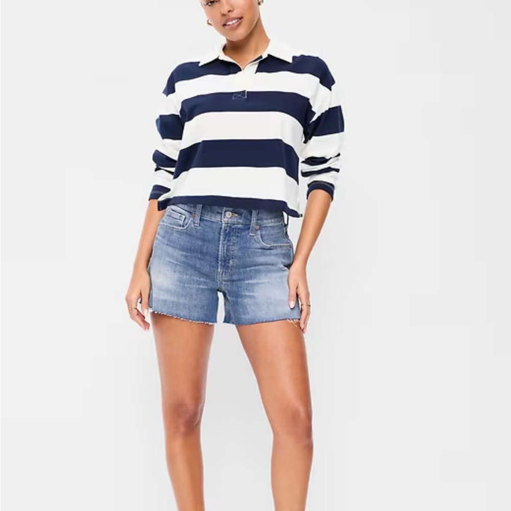 High-Waisted OG Jean Shorts -- 4-inch inseam